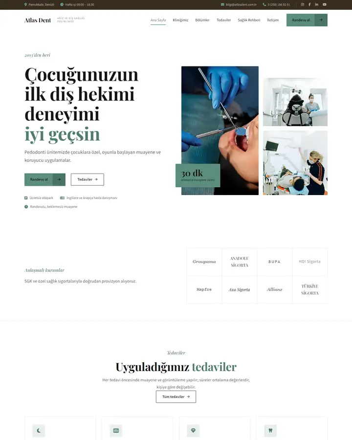 Tema 16 – Klasik Kurumsal tasarım önizlemesi