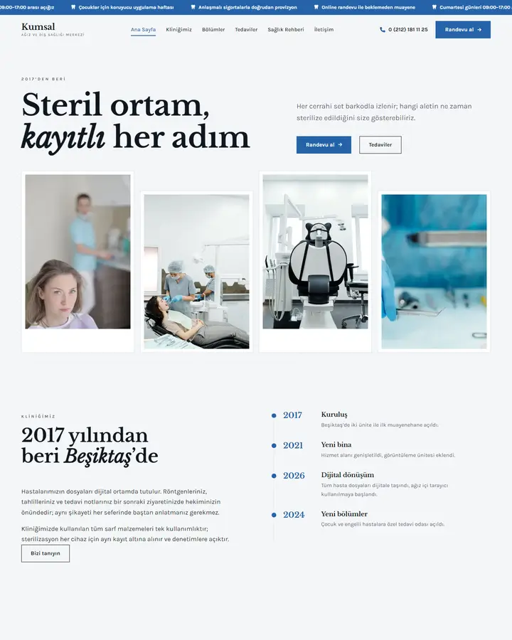 Tema 22 – Klasik Kurumsal tasarım önizlemesi