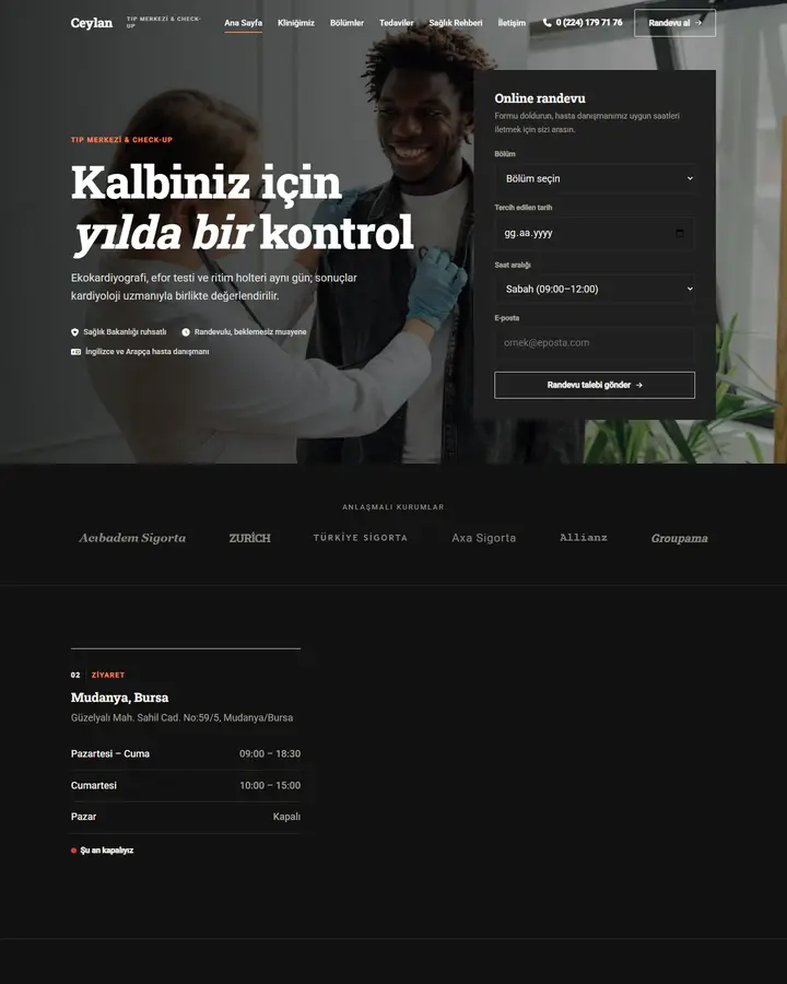 Tema 45 – Editoryal Dergi tasarım önizlemesi